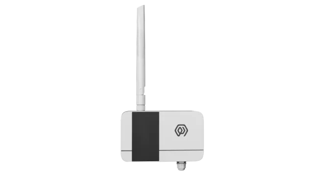 KC22 white IP65 LoRaWAN M-Bus collector with antenna